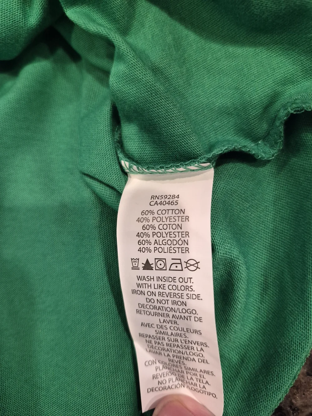 5/25 The Children's Place Green Tee with Gold LOVE and Sequin Shamrock